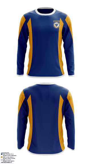 Long Sleeve Performance Shirt, Farragut Admiral Cheerleading Team, Cheer, Teamtime, Team time, sublimation, custom sports apparel, team uniforms, spirit wear, spiritwear, sports uniforms, custom shirts, team store, custom team store, fundraiser sports, apparel fundraiser