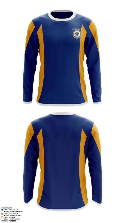 Farragut Admiral Cheerleading Team 86580808 Long Sleeve Performance Shirt - 1