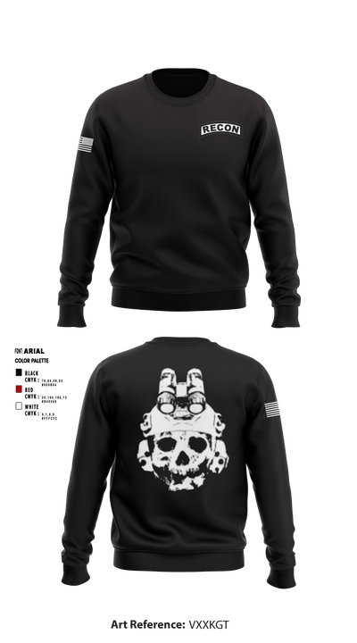 4-6 IN Recon 16488022 Crew Neck Sweatshirt - 1