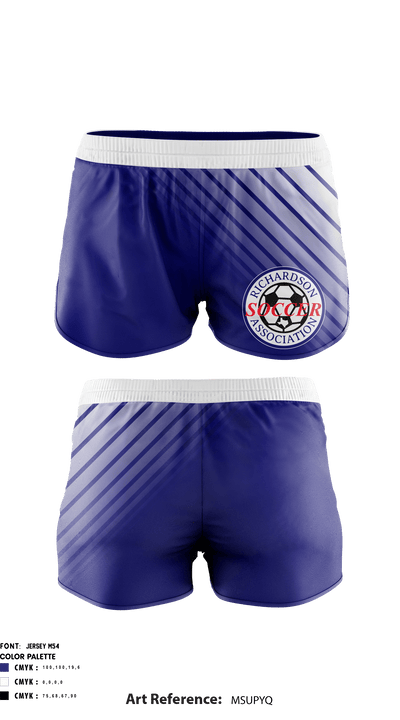 Richardson Soccer Association 30966251 Women's Shorts - 1