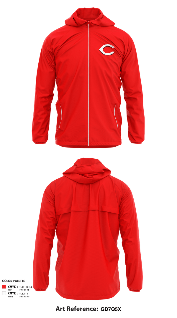 Windbreaker, Chesapeake Reds, Baseball, Teamtime, Team time, sublimation, custom sports apparel, team uniforms, spirit wear, spiritwear, sports uniforms, custom shirts, team store, custom team store, fundraiser sports, apparel fundraiser
