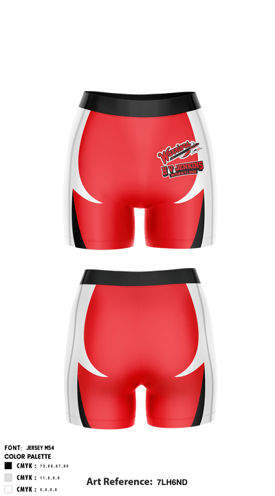 H V Jenkins Wrestling 31421747 Compression Shorts - 1