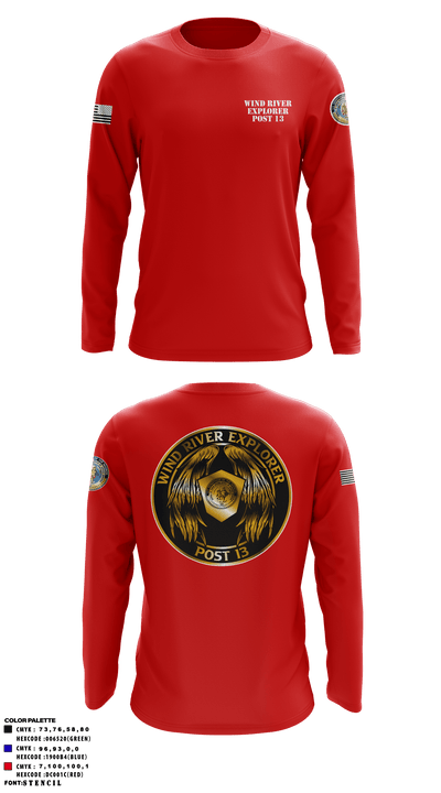 Wind River Explorer Post 13 83614343 Long Sleeve Performance Shirt - 6