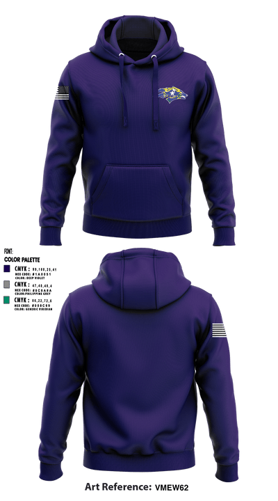 USS NEVADA SSBN 733 65073503 Hoodie - 1