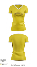 Waynedale High School Basketball 66944110 Women's Short Sleeve V-neck Shirt - 5