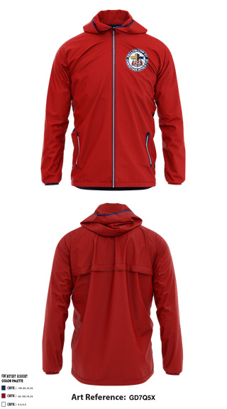 Windbreaker, Fellowship of Christian Athletes, Football, Teamtime, Team time, sublimation, custom sports apparel, team uniforms, spirit wear, spiritwear, sports uniforms, custom shirts, team store, custom team store, fundraiser sports, apparel fundraiser