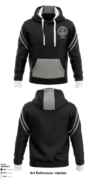 Hoodie, Carbondale Community High School Golf, Golf, Teamtime, Team time, sublimation, custom sports apparel, team uniforms, spirit wear, spiritwear, sports uniforms, custom shirts, team store, custom team store, fundraiser sports, apparel fundraiser