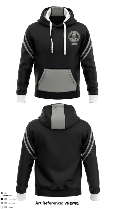 Carbondale Community High School Golf 88872531 Hoodie - 1
