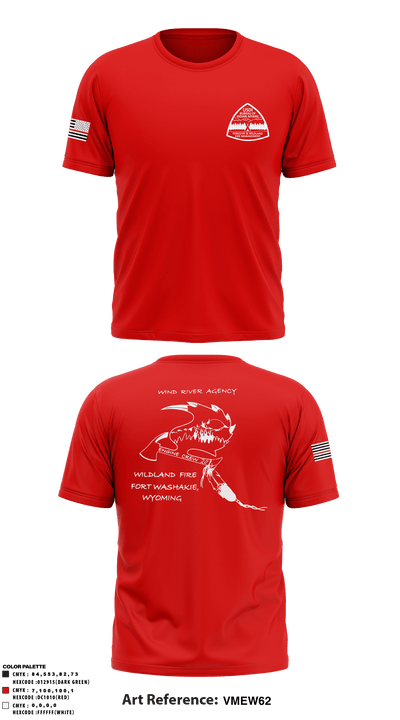Wind River Agency Fire & Forestry 75939115 Short Sleeve Performance Shirt - 2