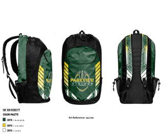 Gear Bag, Parkview High School Football, Football, Teamtime, Team time, sublimation, custom sports apparel, team uniforms, spirit wear, spiritwear, sports uniforms, custom shirts, team store, custom team store, fundraiser sports, apparel fundraiser