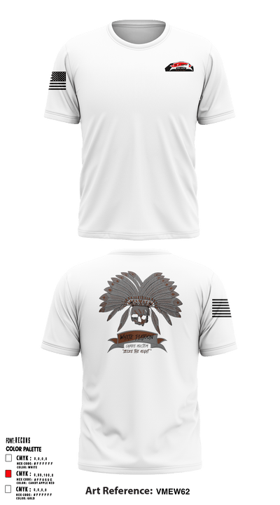 White Platoon, A TRP, 8-1 CAV 73751162 Short Sleeve Performance Shirt - 1