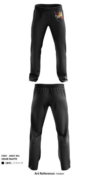 Zed Key Finger Guns 88796848 Sweatpants - 1