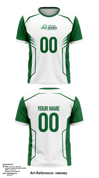 Short Sleeve Performance Shirt, Sask Volleyball, Men's Volleyball, Teamtime, Team time, sublimation, custom sports apparel, team uniforms, spirit wear, spiritwear, sports uniforms, custom shirts, team store, custom team store, fundraiser sports, apparel fundraiser