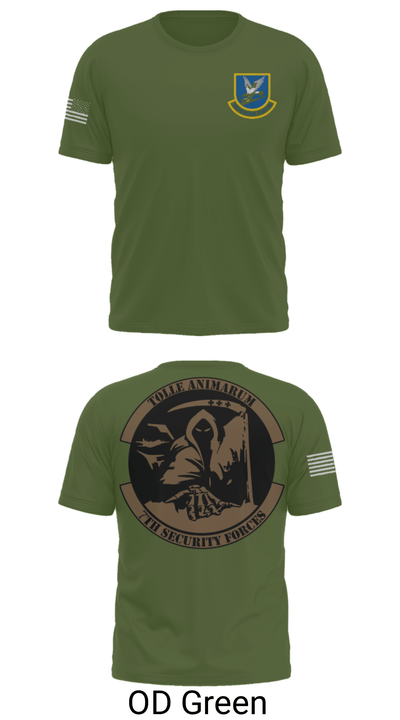 7th Security Forces 36998584 Short Sleeve Performance Shirt - 47