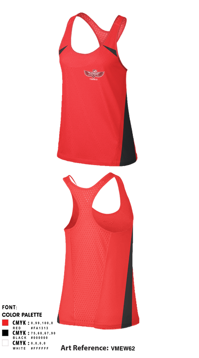 Renton Redhawks 34124165 Compression Tank Top - 2