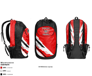 Gear Bag, Woodland High School Football, Football, Teamtime, Team time, sublimation, custom sports apparel, team uniforms, spirit wear, spiritwear, sports uniforms, custom shirts, team store, custom team store, fundraiser sports, apparel fundraiser