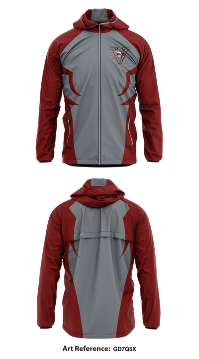 William M Raines Wrestling 47618796 Windbreaker - 1