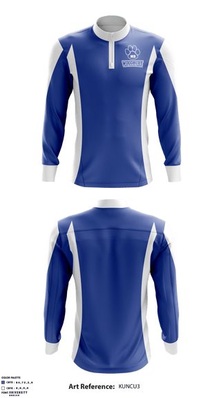 Quarter Zip Jacket, Woodbury Central Middle School Cheer, School Spirit Store, Teamtime, Team time, sublimation, custom sports apparel, team uniforms, spirit wear, spiritwear, sports uniforms, custom shirts, team store, custom team store, fundraiser sports, apparel fundraiser