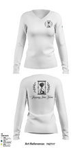 Keeping Time Farm 90678690 Women's Long Sleeve V-neck Shirt - 3