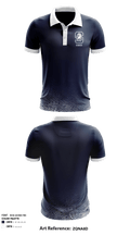 Silver High School Dance 12737840 Short Sleeve Performance Polo - 1