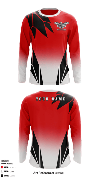 Long Sleeve Shooting Shirt, Westlawn Middle School Basketball, Men's Basketball, Teamtime, Team time, sublimation, custom sports apparel, team uniforms, spirit wear, spiritwear, sports uniforms, custom shirts, team store, custom team store, fundraiser sports, apparel fundraiser