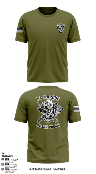 Short Sleeve Performance Shirt, La Marque Arson Police, , Teamtime, Team time, sublimation, custom sports apparel, team uniforms, spirit wear, spiritwear, sports uniforms, custom shirts, team store, custom team store, fundraiser sports, apparel fundraiser