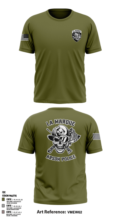 La Marque Arson Police 56104782 Short Sleeve Performance Shirt - 6
