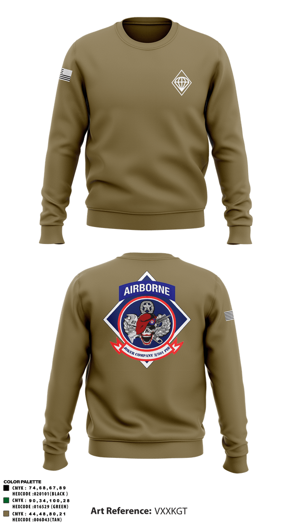 Crew Neck Sweatshirt, , Army, Teamtime, Team time, sublimation, custom sports apparel, team uniforms, spirit wear, spiritwear, sports uniforms, custom shirts, team store, custom team store, fundraiser sports, apparel fundraiser
