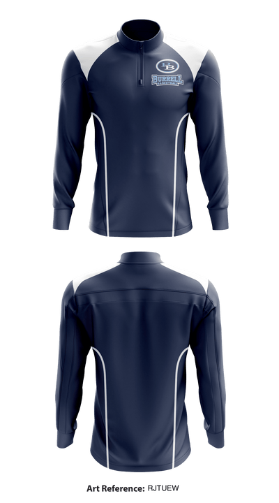 Burrell Senior Basketball 57461600 Quarter Zip Jacket - 2