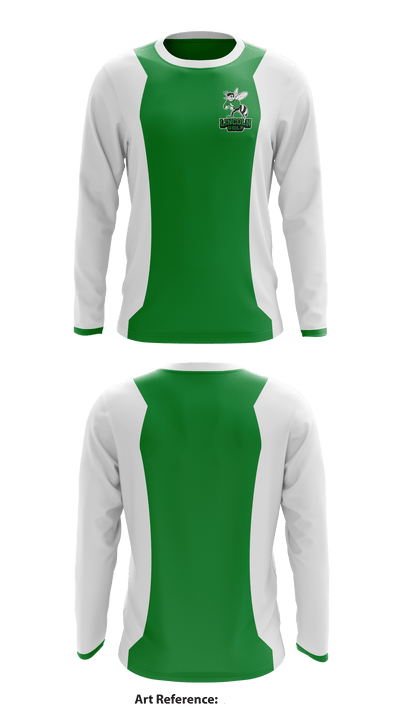 Lincoln High School Golf 34886759 Long Sleeve Performance Shirt - 1