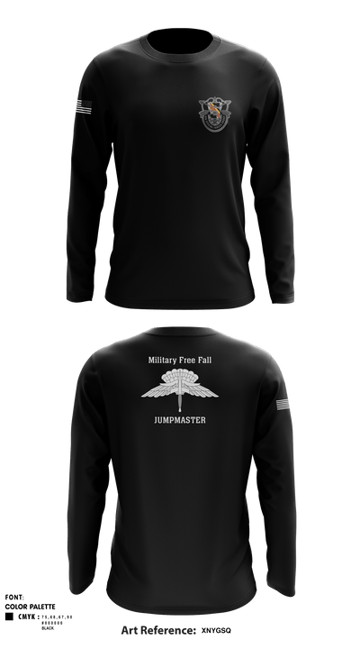 5th Special Forces Group 64398328 Long Sleeve Performance Shirt - 3