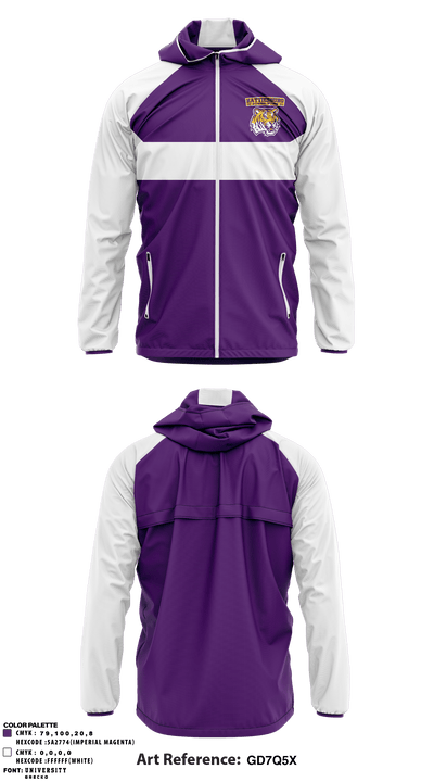 Hattiesburg High School Powerlifting 97684171 Hoodie - 4