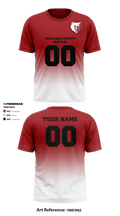 Cheatham County Central High School football 18776329 Short Sleeve Performance Shirt - 2