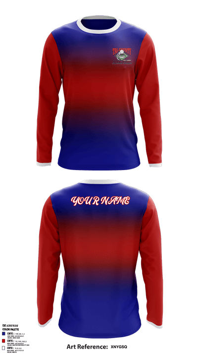 Tri County Baseball-Bronco League 20301214 Long Sleeve Performance Shirt - 1