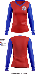 South Garland Little League 51089995 Women's Long Sleeve V-neck Shirt - 1