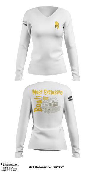 Women's Long Sleeve Vneck Shirt, , Army, Teamtime, Team time, sublimation, custom sports apparel, team uniforms, spirit wear, spiritwear, sports uniforms, custom shirts, team store, custom team store, fundraiser sports, apparel fundraiser