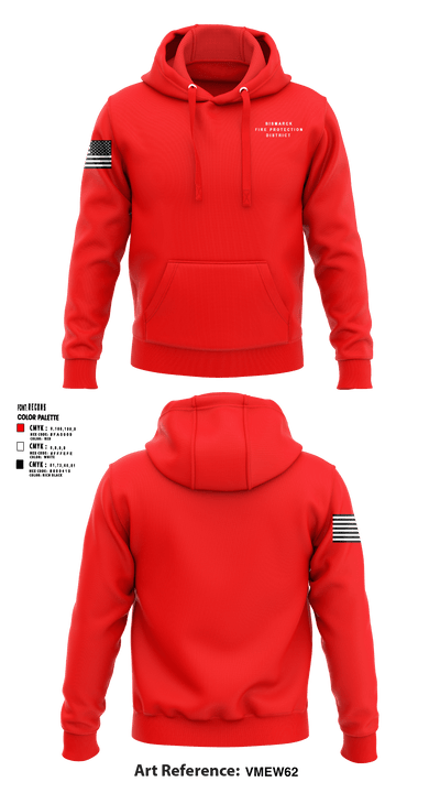 Bismarck fire protection district 89922865 Hoodie - 1