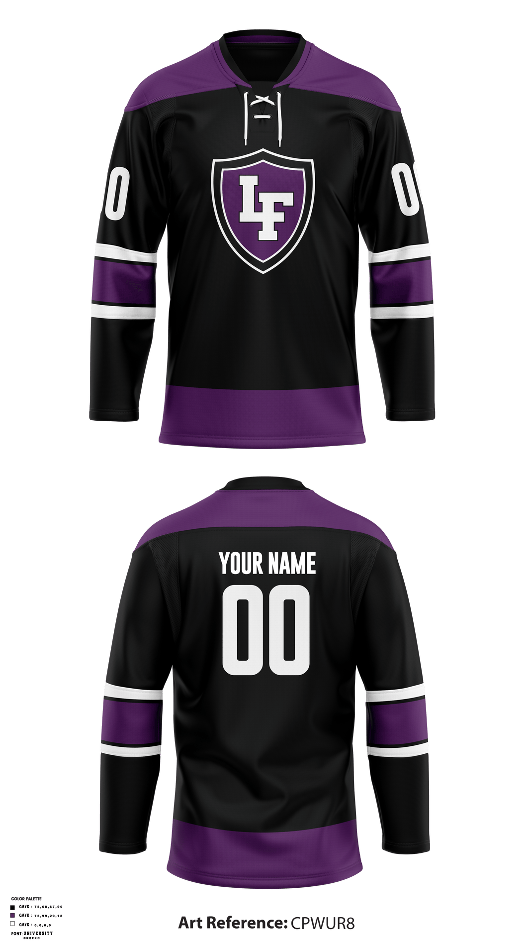 Custom Purple White-Pink Hockey Jersey Discount