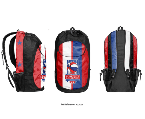 Gear Bag, Greater Columbus Basketball Legends Association, Men's Basketball, Teamtime, Team time, sublimation, custom sports apparel, team uniforms, spirit wear, spiritwear, sports uniforms, custom shirts, team store, custom team store, fundraiser sports, apparel fundraiser