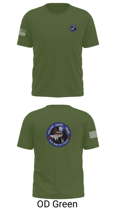 Violent crime squad 63022699 Short Sleeve Performance Shirt - 21