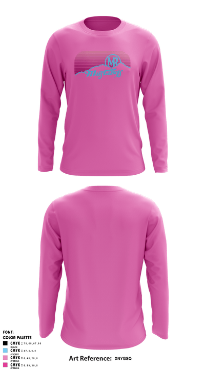 Mountain Range High School 39679914 Long Sleeve Performance Shirt - 3