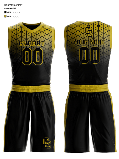 Chabot College Basketball 78764786 Basketball Uniform - 1