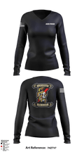 42D FRSD 51820737 Women's Long Sleeve V-neck Shirt - 5
