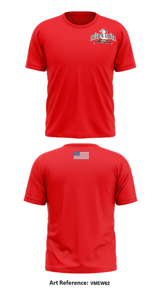 Bella Vista High School softball 97622292 Short Sleeve Performance Shirt - 2