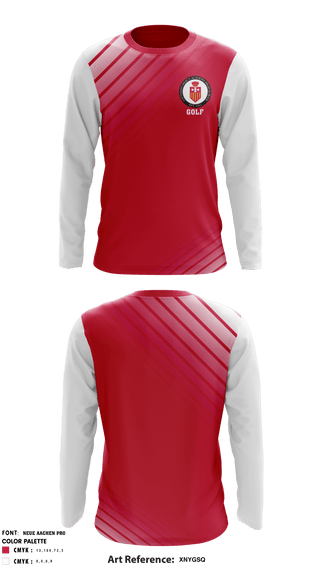 Long Sleeve Performance Shirt, Gwynedd Mercy Academy High School Golf, Golf, Teamtime, Team time, sublimation, custom sports apparel, team uniforms, spirit wear, spiritwear, sports uniforms, custom shirts, team store, custom team store, fundraiser sports, apparel fundraiser
