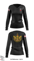 4/409th BSB 88397922 Women's Long Sleeve V-neck Shirt - 1