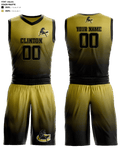Clinton High School Basketball 45043394 Basketball Uniform - 1