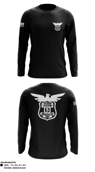 Long Sleeve Performance Shirt, , Police, Teamtime, Team time, sublimation, custom sports apparel, team uniforms, spirit wear, spiritwear, sports uniforms, custom shirts, team store, custom team store, fundraiser sports, apparel fundraiser