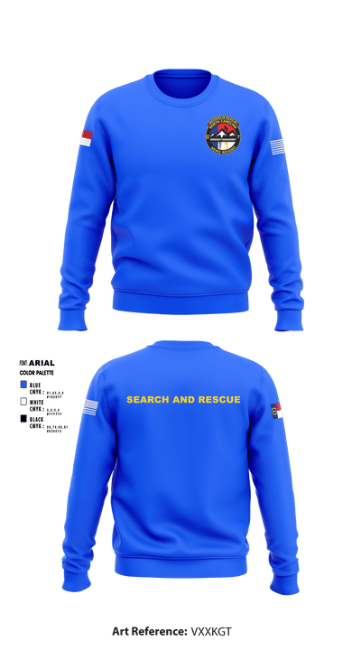 Mountain Rescue Team 1 22343308 Crew Neck Sweatshirt - 1