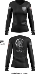 HCSO 41328948 Women's Long Sleeve V-neck Shirt - 1